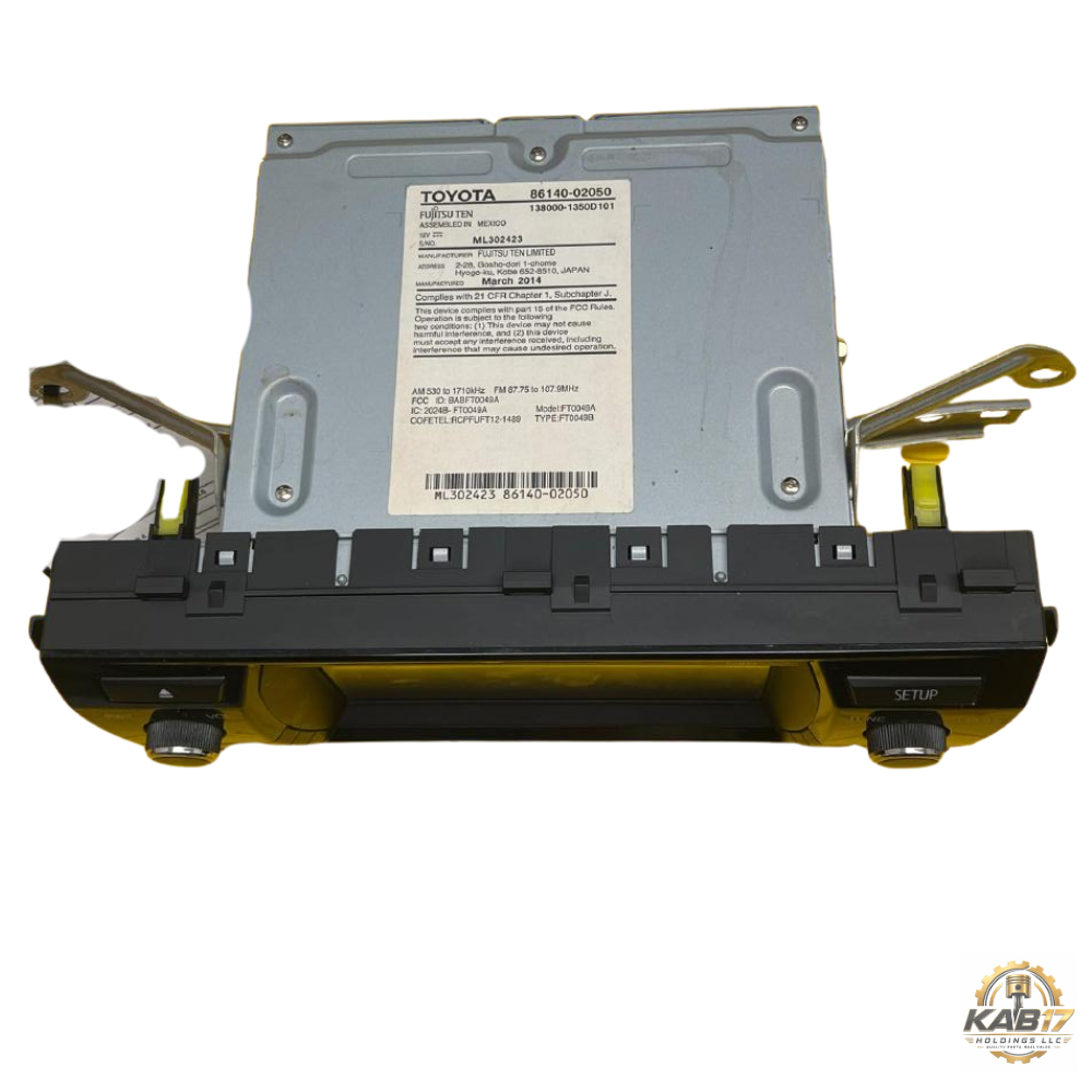 2014–2016 Toyota Corolla Radio Touchscreen Display CD OEM — view 2