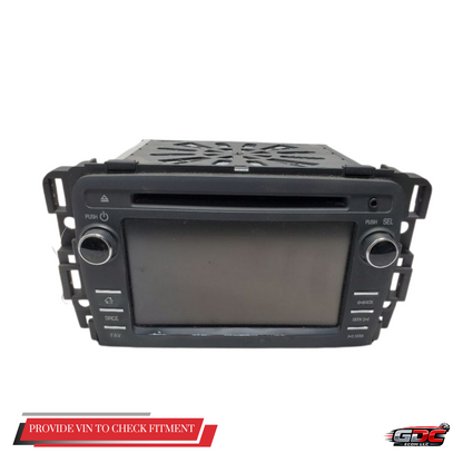 2015–2016 Chevrolet Traverse Radio CD Player with Display Screen OEM 23278216 — view 1