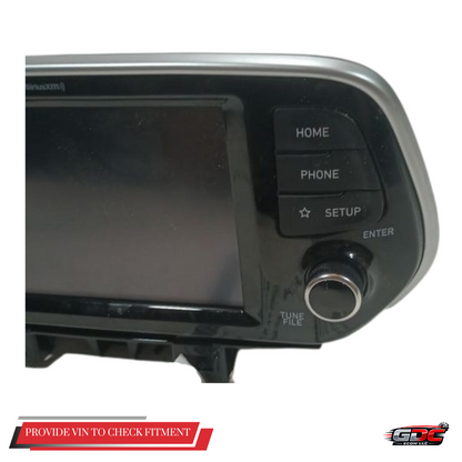 2019–2021 Hyundai Tucson AM FM Sirius XM Audio Radio Player Display Screen — view 3