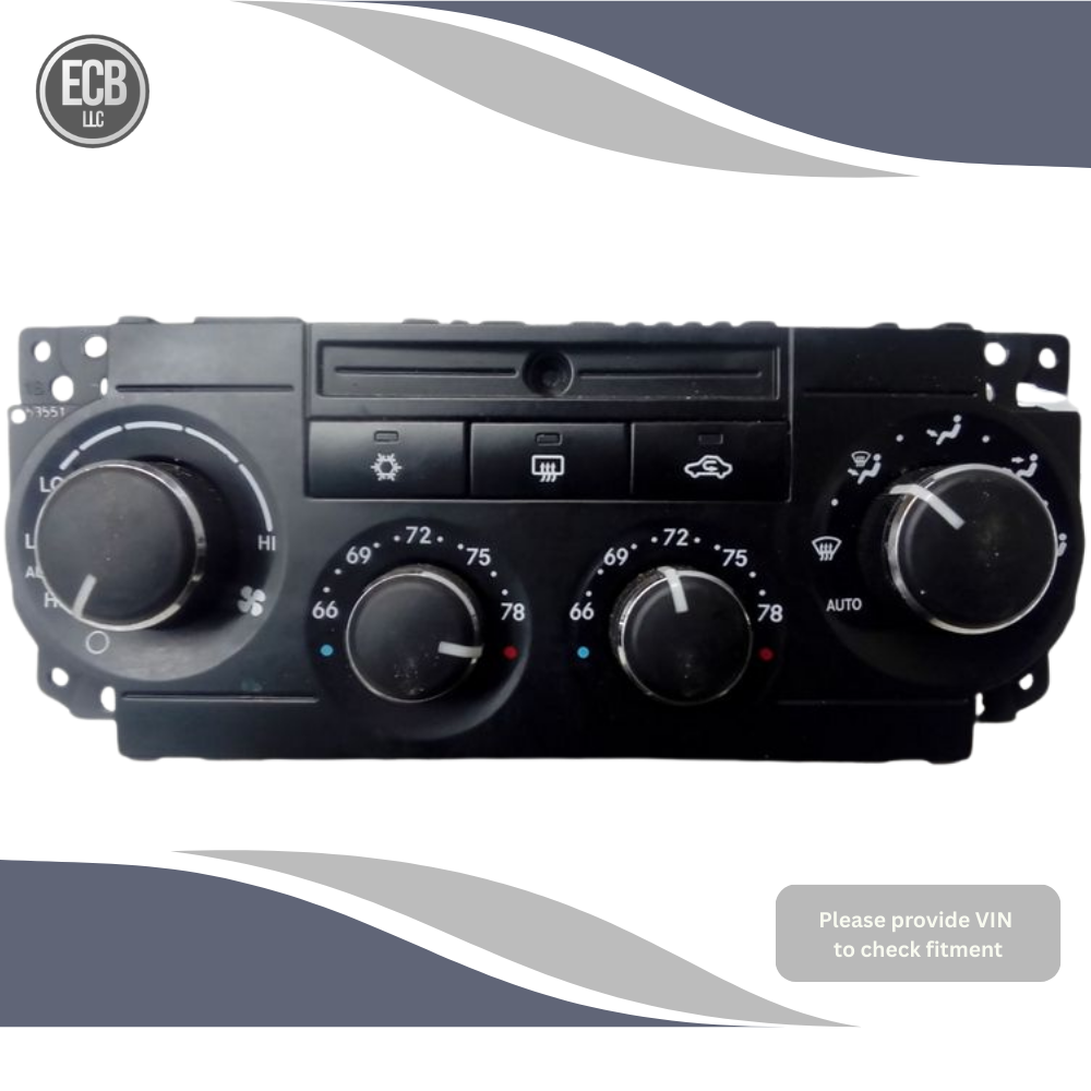 2006–2007 Dodge Charger A/C Heater Temperature Climate Control OEM — view 1