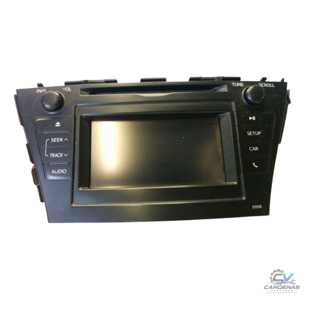 2012–2014 TOYOTA PRIUS V Radio Display Screen Receiver AM-FM-CD OEM 57010 — view 1