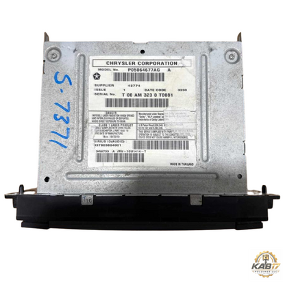 2011–2014 CHRYSLER 200 AM/FM/DVD RADIO CD PLAYER RECEIVER RBZ OEM — view 2