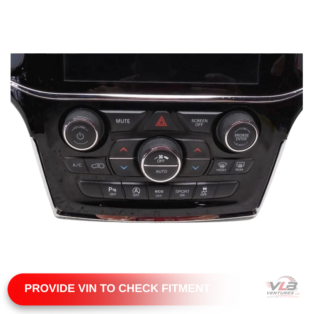 2019–2020 Jeep Grand Cherokee Climate AC Heater Control Unit with Bezel OEM — view 2