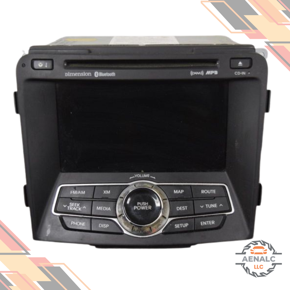 2011 Hyundai Sonata Radio Receiver with GPS Navigation OEM 11 — view 1