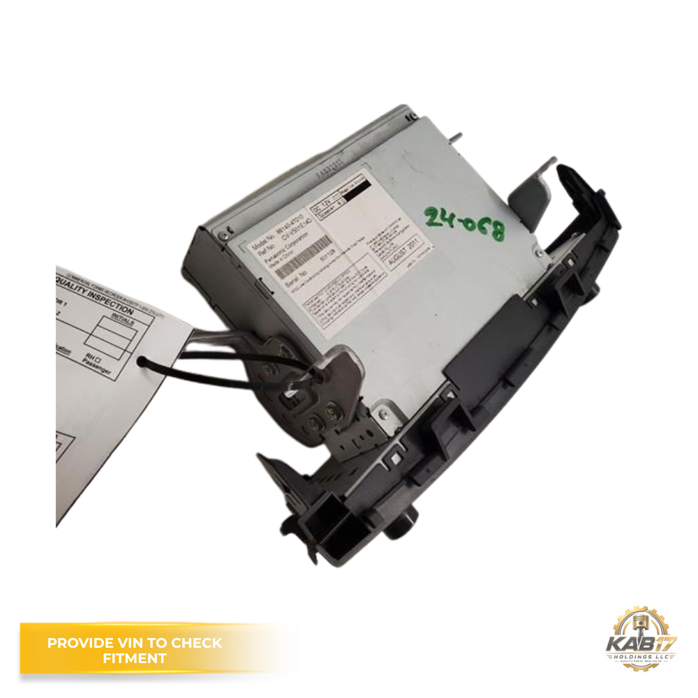 2012–2014 Toyota Prius V Display Screen CD Radio Receiver OEM 57010 — view 4