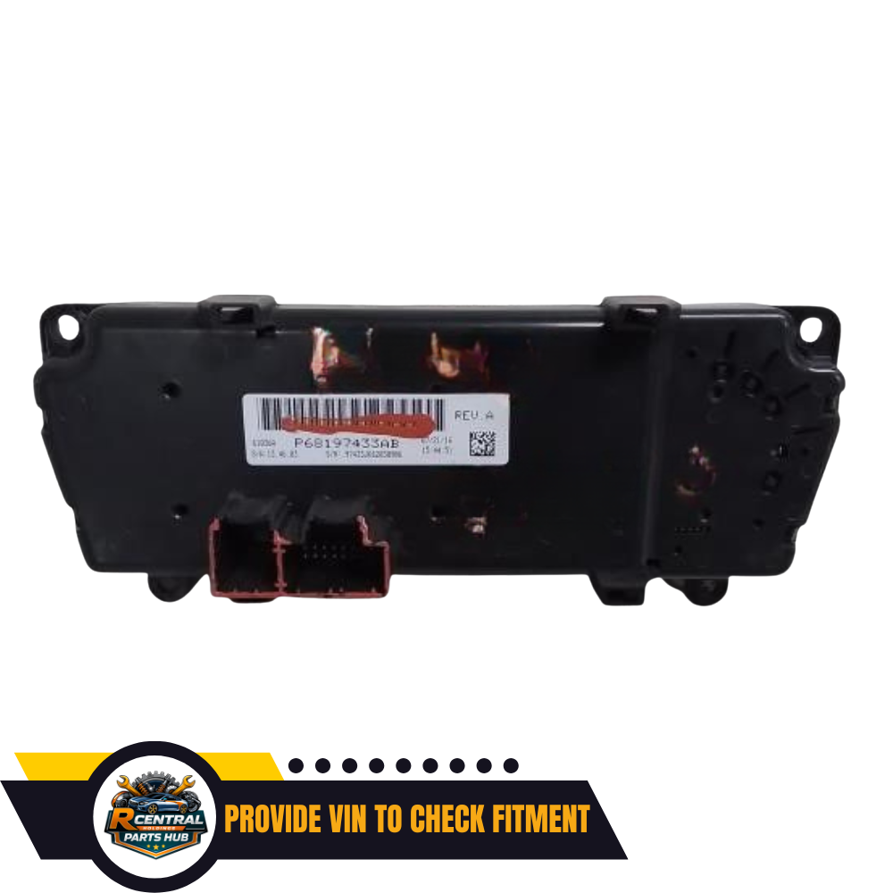 2014–2018 Jeep Wrangler A/C AC Temperature Heater Control Manual — view 4