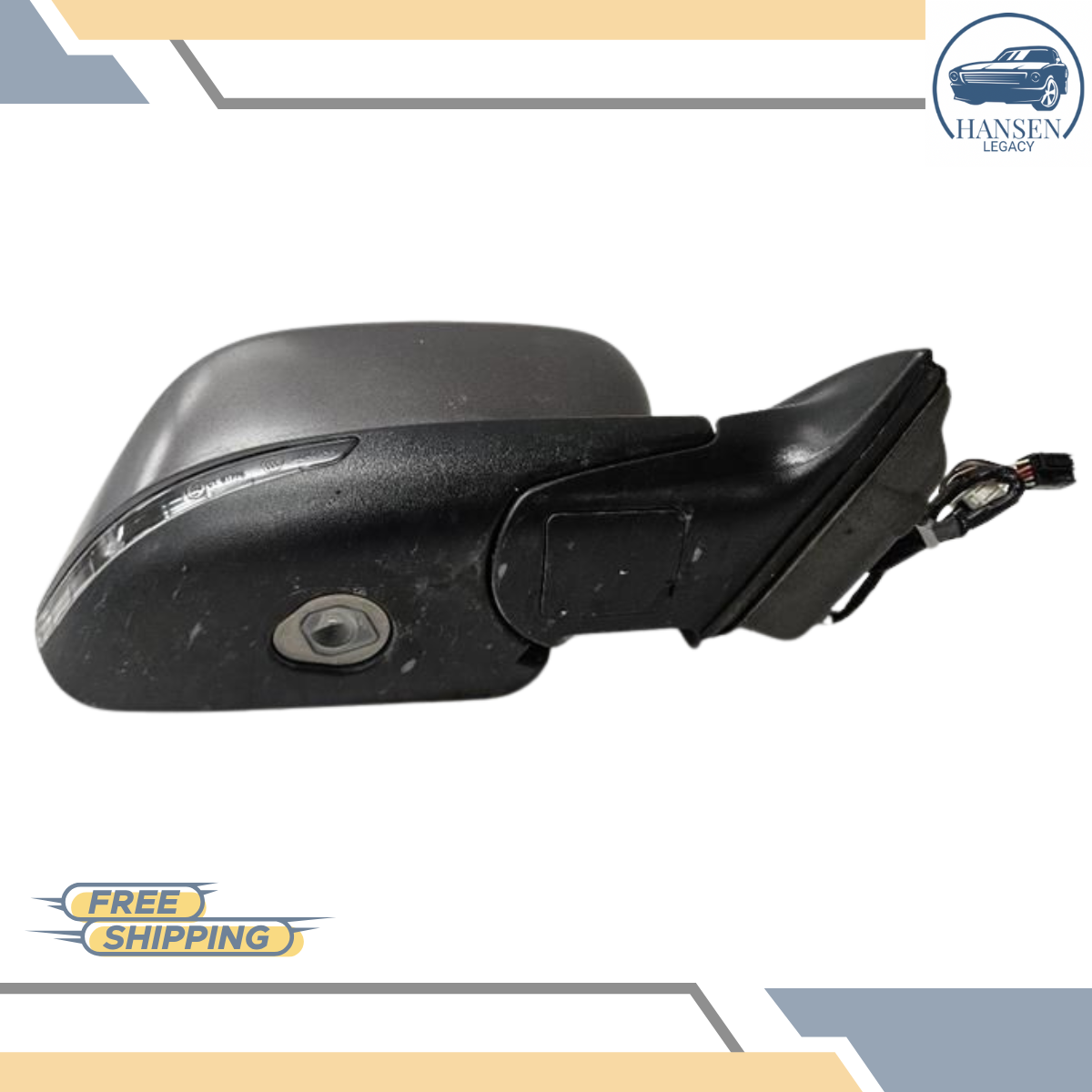 2014–2021 Jeep Cherokee Right Passenger Side View Door Mirror Black RH — view 4