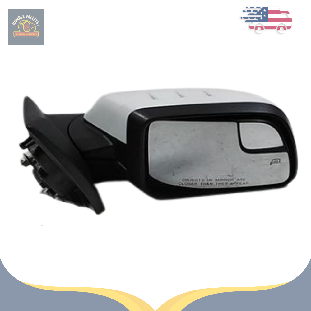 2011–2014 Ford Edge Right Passenger Side View Door Mirror Power White — view 2