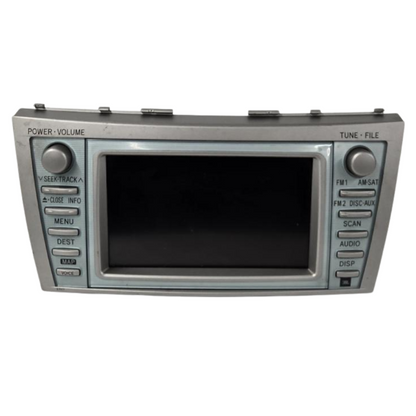 2007–2009 TOYOTA CAMRY HYBRID AM FM NAVIGATION SAT MP3/CD/DVD PLAYER RADIO E7011 — view 2