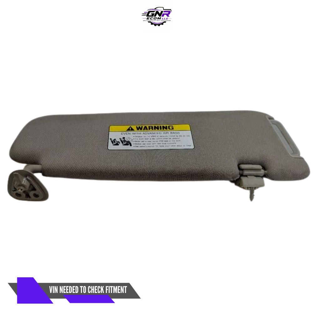 2009–2016 Hyundai Genesis LH Driver Sunvisor Sun Visor with Mirror & Extender OEM — view 1