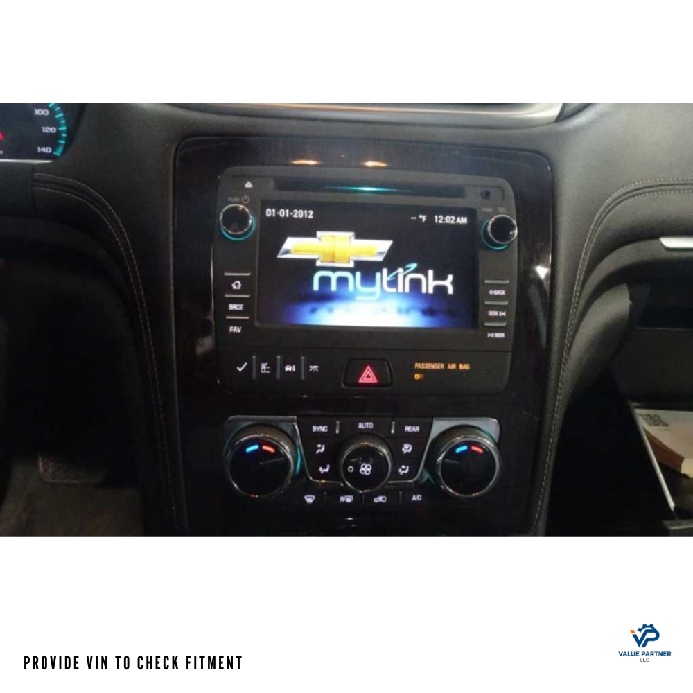 2015–2016 Chevrolet Traverse Radio CD Player with Display Screen OPTION UI6 OEM — view 2
