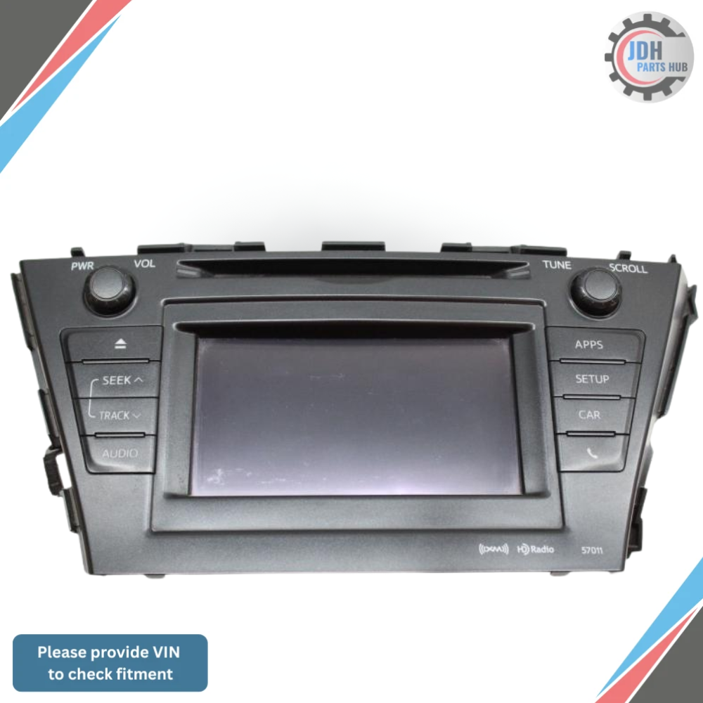 2012–2014 Toyota PRIUS Touch Screen Stereo AM FM XM HD Radio CD Player OEM — view 1