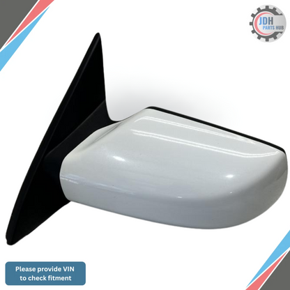 2007–2012 Nissan Altima Sedan Left Driver Side View Door Mirror White OEM — view 2