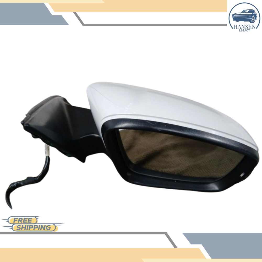 2011–2016 Volkswagen Jetta Right Passenger Side View Door Mirror White OEM — view 2