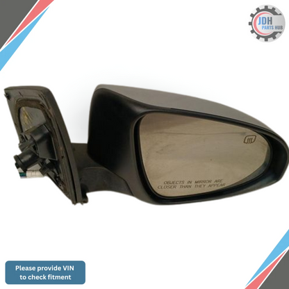 2014–2019 Toyota Corolla Right Passenger Side View Door Mirror Heated Silver OEM — view 1