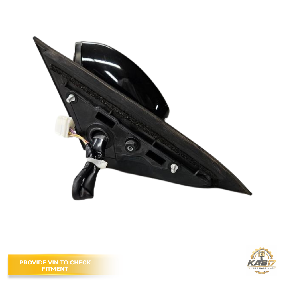 2009–2014 Acura TSX LH Driver Black Side View Door Mirror Heated Assembly OEM — view 3