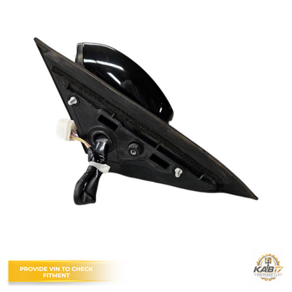 2009–2014 Acura TSX LH Driver Black Side View Door Mirror Heated Assembly OEM — view 3