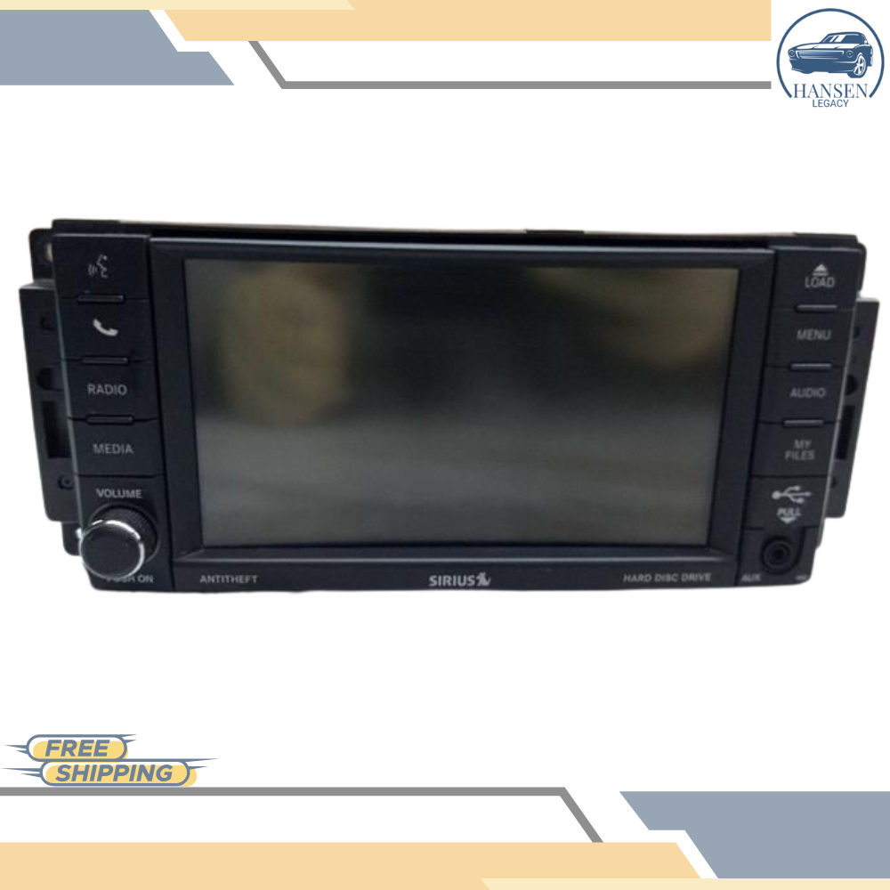 2011–2014 Chrysler 200 Radio Display Receiver Face ID RBZ AM FM CD DVD SAT OEM — view 1