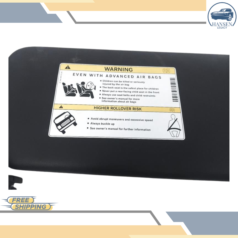 2015–2020 Mercedes-Benz GLA Class LH Driver Sunvisor Sun Visor with Mirror OEM — view 4