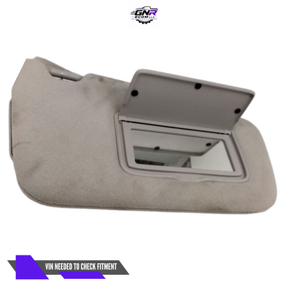 2013–2019 Nissan Sentra RH Passenger Sunvisor Sun Visor with Mirror OEM — view 3