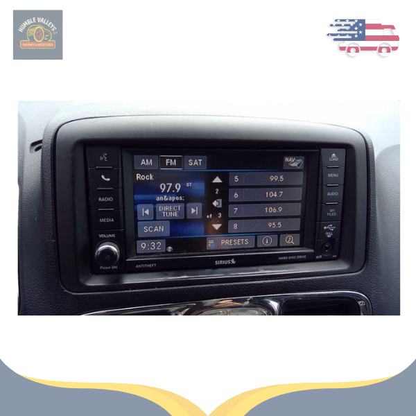 2012–2016 Chrysler Town & Country Radio AM FM CD Player Receiver Nav Sat ID RHB — view 1