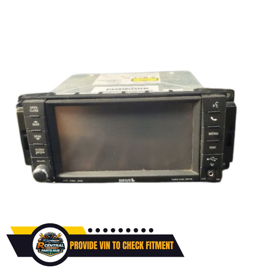 2013–2014 DODGE Challenger AM-FM-CD-DVD-H<wbr/>DD Navigation UConnect Radio RHR OEM — view 1