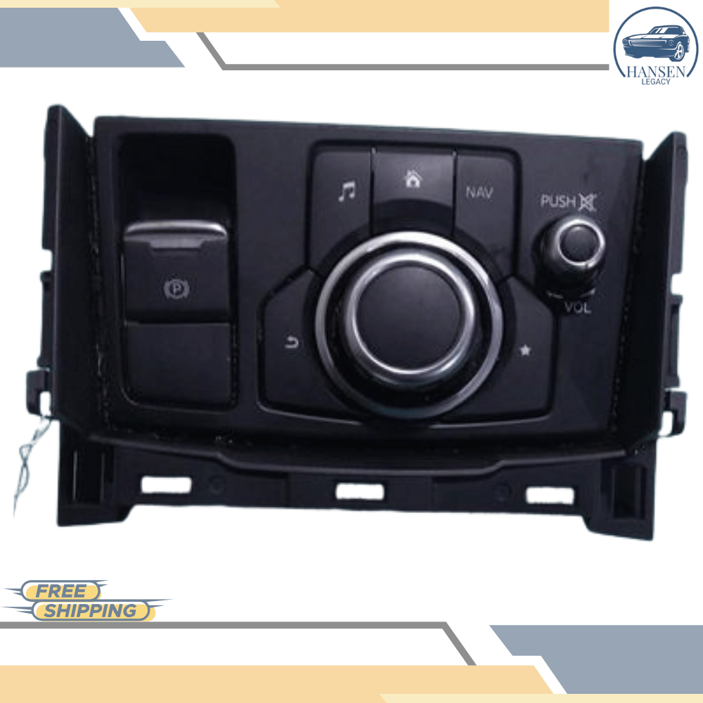 2016–2018 Mazda 3 Radio Nav Control Switch Console Mounted OEM — view 1