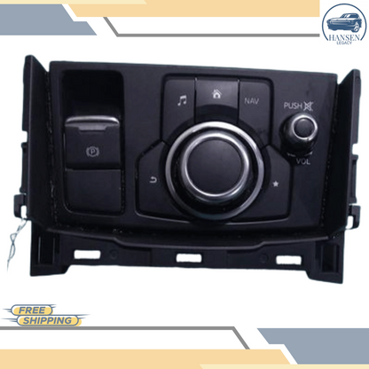 2016–2018 Mazda 3 Radio Nav Control Switch Console Mounted OEM — view 1