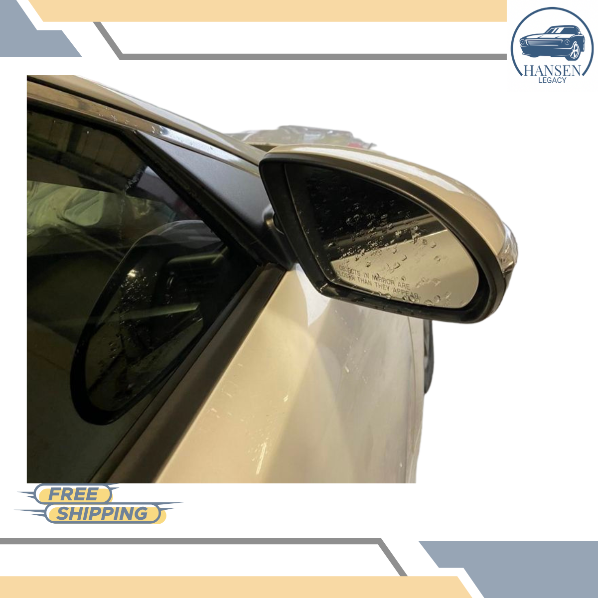 2016–2020 Kia Optima Right Passenger Side View Door Mirror White — view 2