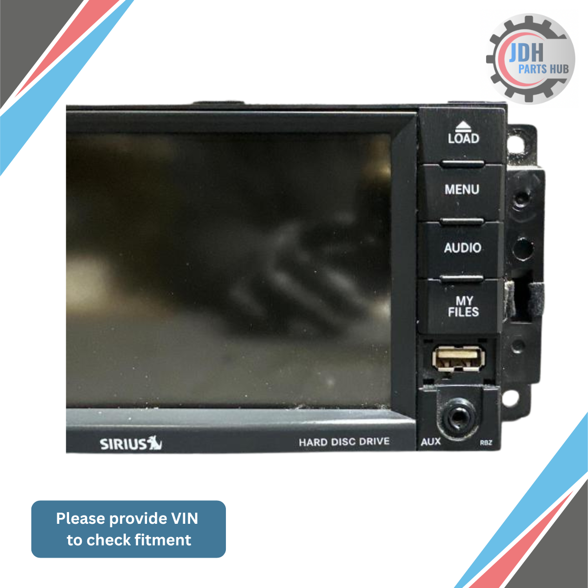 2010–2012 Dodge Ram 1500 2500 Radio AM FM DVD Receiver OEM RBZ — view 2