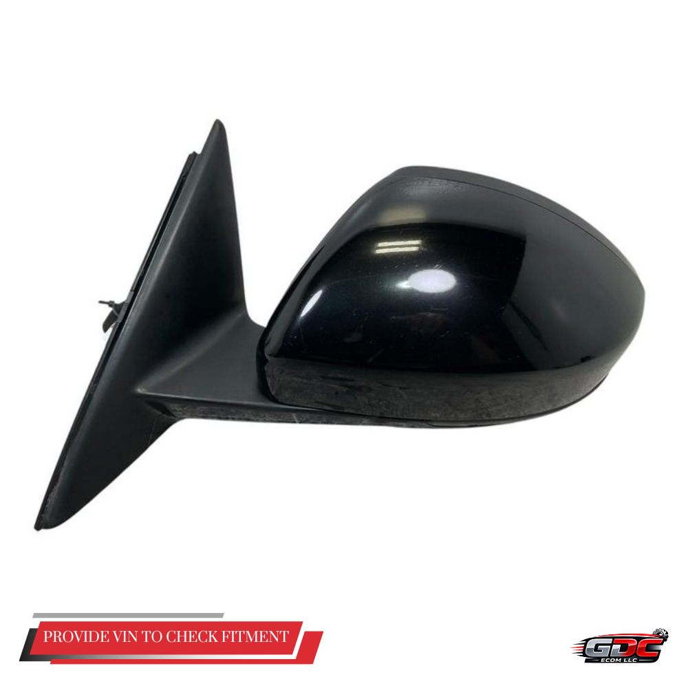 2014-19 Land Rover Range Rover Evoque LH Driver Door Mirror Side View Black OEM — view 1