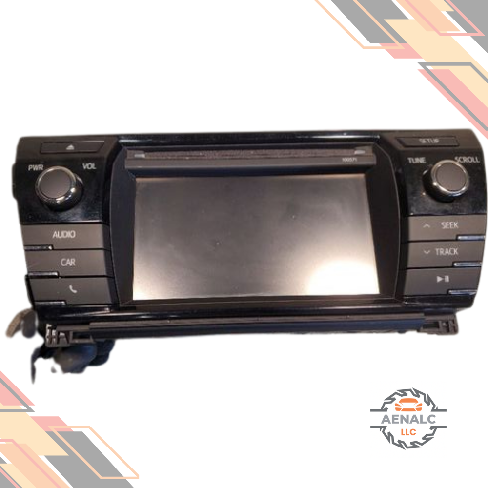 2015–2016 Toyota Corolla Radio Display Receiver AM FM CD 100571 OEM — view 1