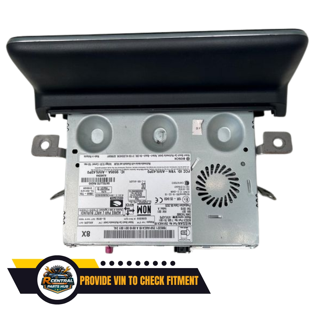 2019–2022 Nissan Altima AM FM Radio Receiver With Display Screen OEM — view 3