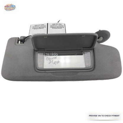 2020–2023 Chevrolet Equinox RH Passenger Sunvisor Sun Visor with Mirror & Light OEM — view 3