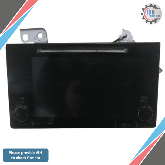 2016–2017 Toyota Sienna Radio Receiver Display Screen without Navigation — view 1