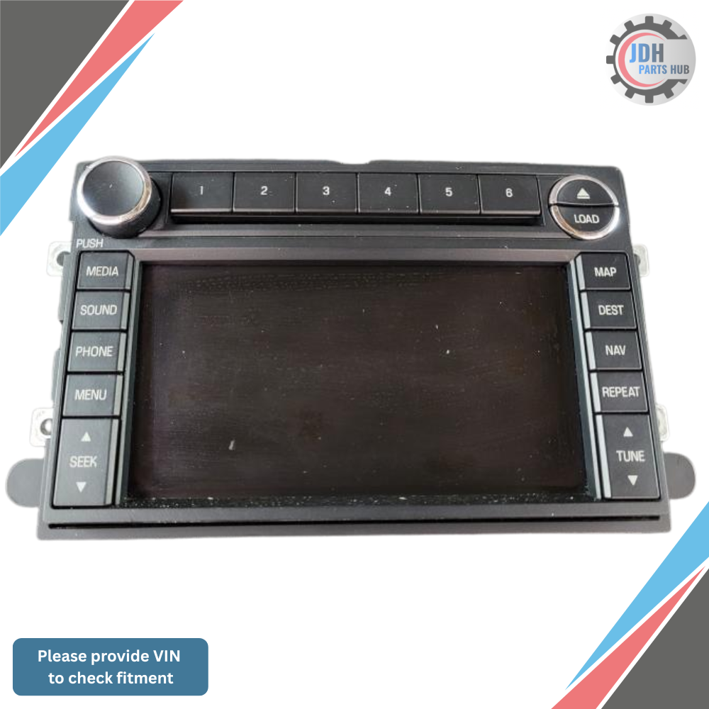 2008 Ford Edge AM FM CD Navigation Audio Radio Player Display Screen OEM — view 1