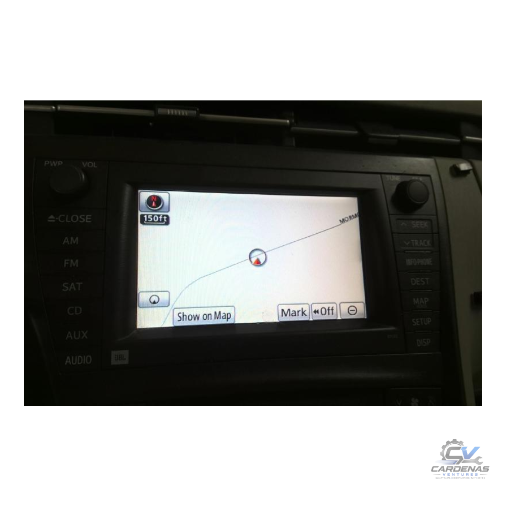 2010–2011 TOYOTA PRIUS DISPLAY SCREEN DASH MOUNTED NAVIGATION SATELLITE E7022 — view 2