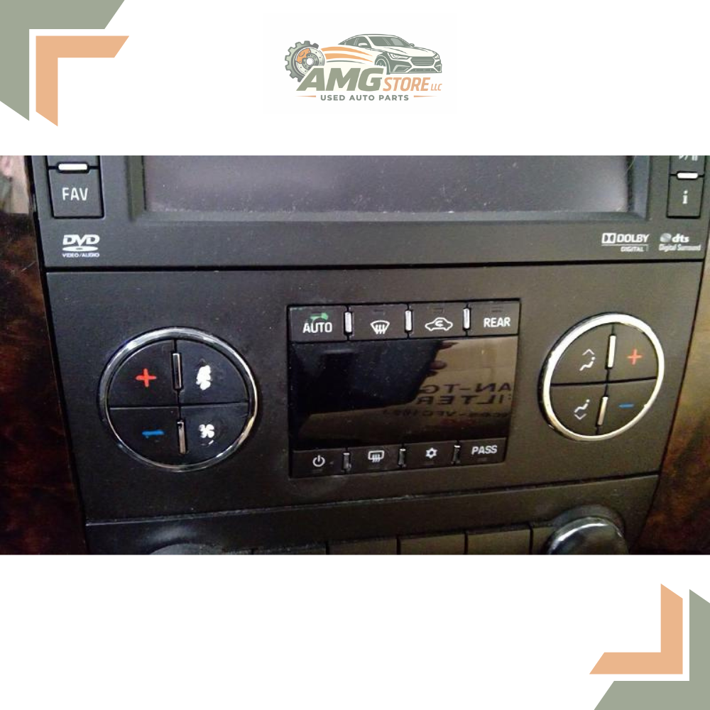 2012–2014 Chevrolet Tahoe A/C AC Heater Climate Temperature Control Option CJ2 — view 2
