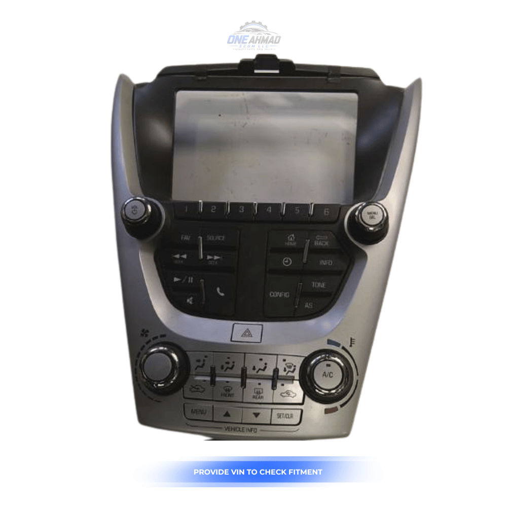 2016–2017 Chevrolet Equinox Radio and Temperature Climate Control Panel OEM — view 1