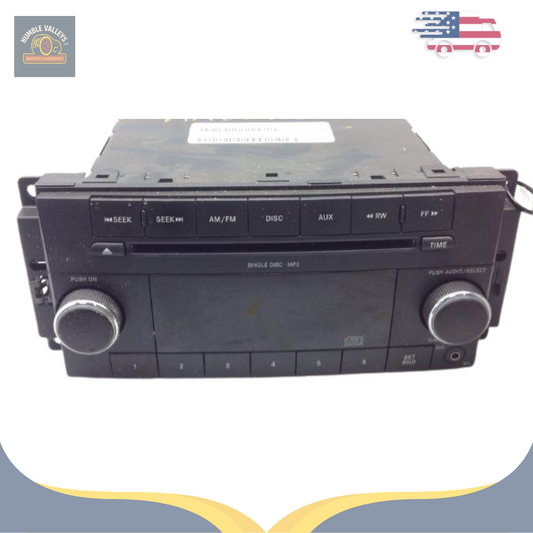 2011–2012 Dodge Caliber AM FM CD MP3 Radio Receiver RES 11 12 Good — view 1
