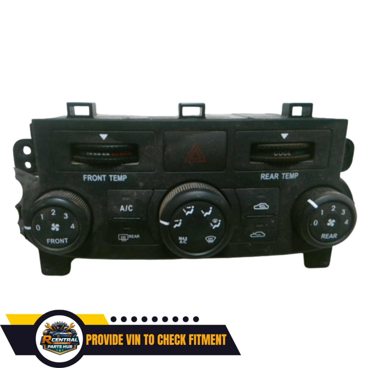 2009–2012 KIA Sedona AC Heater Control Temperature Climate 3knob 97250-4DXXX OEM — view 2