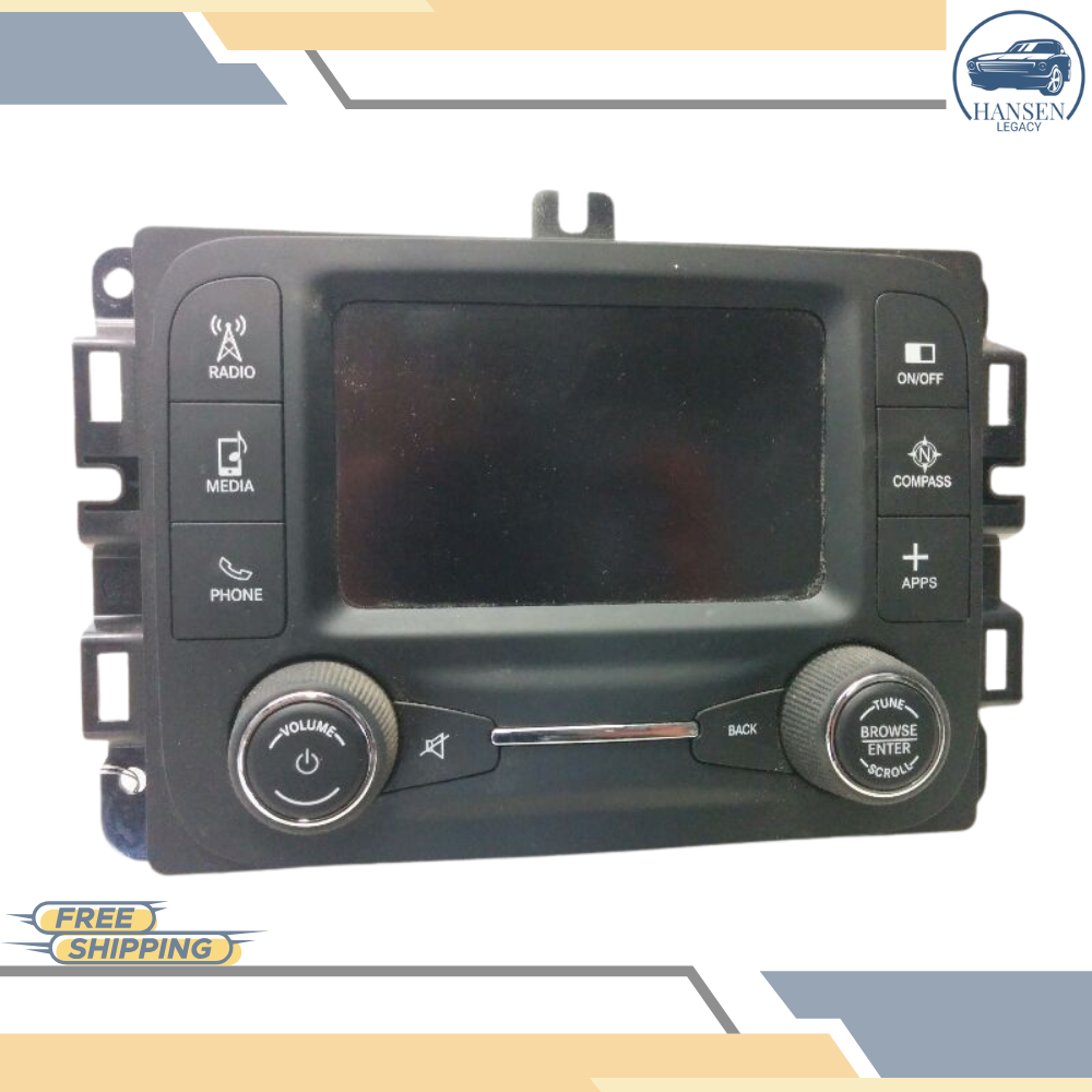2015–2017 JEEP RENEGADE 5" Display and Receiver SATELLITE Sirius OEM 15 16 17 — view 1