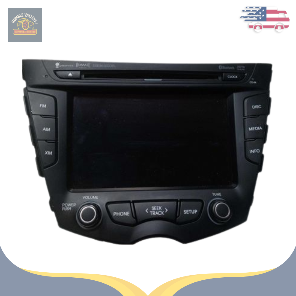 2014–2016 Hyundai Veloster Radio Display Receiver CD AM FM OEM 96560 2V731 — view 1