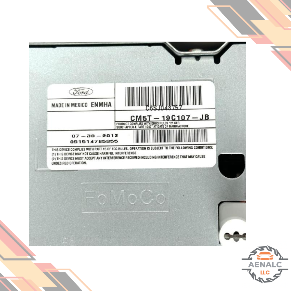 2012–2015 Ford Focus Hd Radio Receiver Satellite AM FM CD MP3 with Sync OEM — view 4