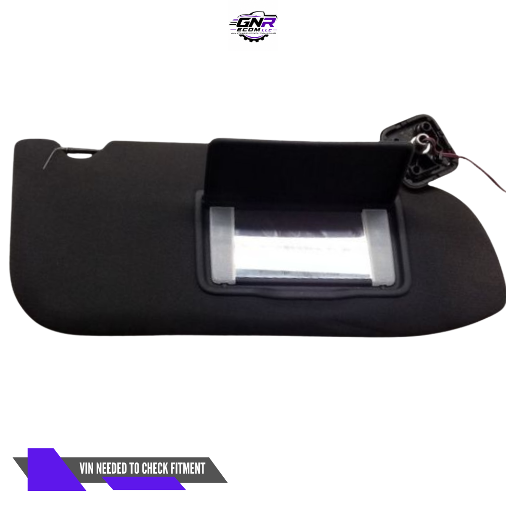 2013–2019 Ford Taurus RH Passenger Sunvisor Sun Visor with Mirror & Light OEM — view 2