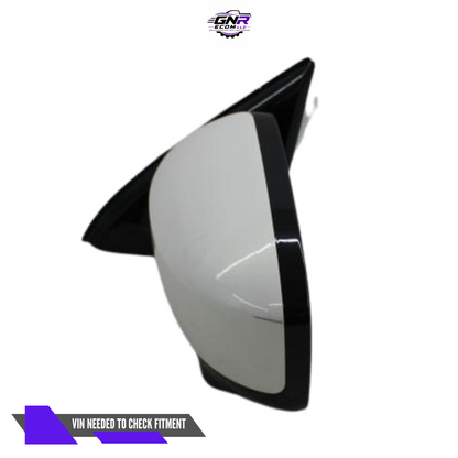 2017–2020 Infiniti QX60 Left Driver Side Door Mirror Assembly White OEM — view 3