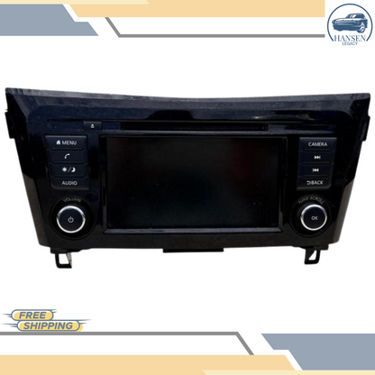 2018–2020 Nissan Rogue AM FM CD Radio Display & Receiver Single CD OEM — view 1