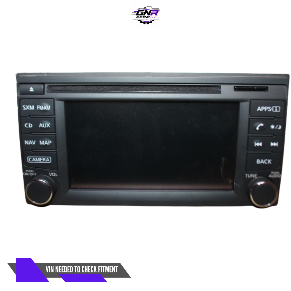 2015 Nissan Sentra CD Player Radio Receiver Navigation With Display Screen OEM — view 1