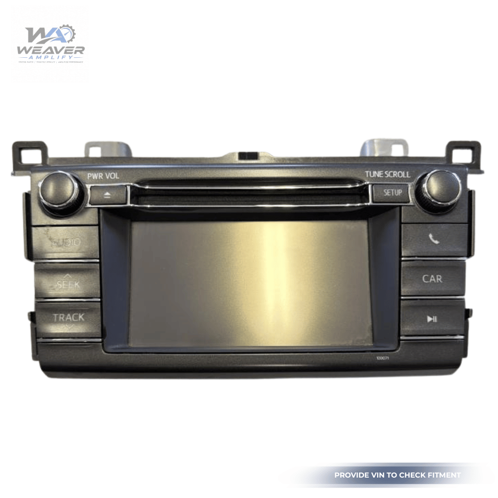 2013–2014 Toyota RAV4 Radio Display & Receiver Screen CD 100071 OEM 86140 0R010 — view 1