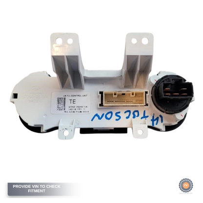 2014–2015 Hyundai Tucson Heater Climate Temperature Control Unit OEM — view 2
